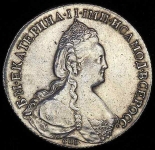 Рубль 1783 СПБ-ТI-ИЗ