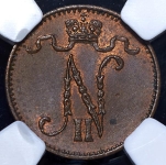 1 пенни 1915 (Финляндия) (в слабе)