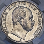 Талер 1866 (Пруссия) (в слабе) A