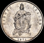Талер 1871 "Победа в франко-прусской войне" (Пруссия) A
