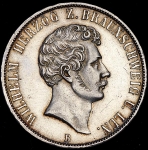 Двойной талер 1856 "25-летие правления Вильгельма" (Брауншвейг-Вольфенбюттель) B