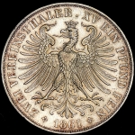 Двойной талер 1861 (Франкфурт)