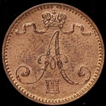 1 пенни 1891 (Финляндия)