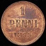 1 пенни 1895 (Финляндия)