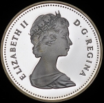 1 доллар 1984 "150-летие Торонто" (Канада)