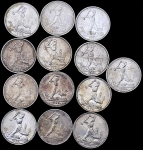 Набор из 13-ти полтинников 1924-1926