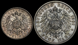 Набор из 2-х монет "200-летие королевства" (Пруссия)