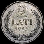 2 лат 1925 (Латвия)