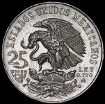 25 песо 1968 "XIX Олимпийские игры" (Мексика)