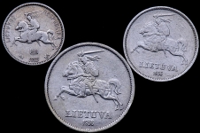 Набор из 3-х монет (Литва)