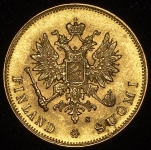 10 марок 1882 (Финляндия) S