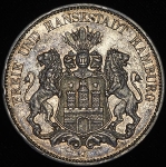 5 марок 1913 (Гамбург) J