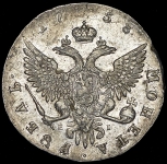 Рубль 1758 ММД-ЕI