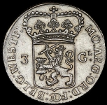 3 гульдена 1786 (Нидерланды)