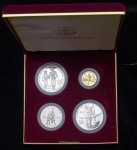Набор из 4-х монет "Олимпиада-95" (США) в п/у