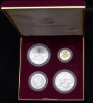 Набор из 4-х монет "Олимпиада-95" (США) в п/у