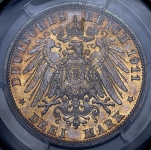 3 марки 1911 (Шаумбург-Липпе) (в слабе)