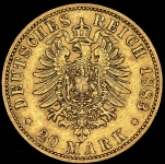 20 марок 1883 (Пруссия) A