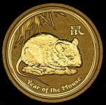 25 долларов 2008 "Год крысы" (Австралия)