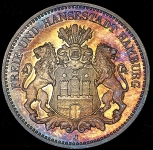 2 марки 1914 (Гамбург) J