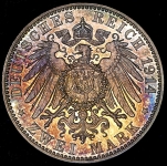 2 марки 1914 (Гамбург) J