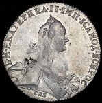 Рубль 1772 СПБ-ТI-ЯЧ
