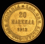 20 марок 1912 (Финляндия) S