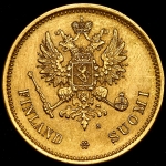 20 марок 1878 (Финляндия) S