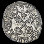 Ливонский орден. Магистр Брюгенай - Хазенкамп. Шиллинг 1539.