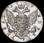 Рубль 1766 СПБ-ТI-АШ