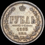 Рубль 1883 СПБ-ДС