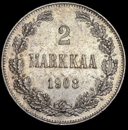 2 марки 1908 (Финляндия)