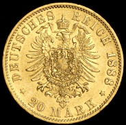 20 марок 1888 (Пруссия) A