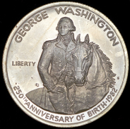 1/2 доллара 1982 "250 лет со дня рождения Джорджа Вашингтона" (США) S