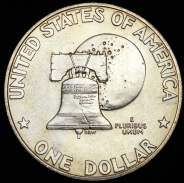1 доллар 1976 "200 лет независимости США" (США) S