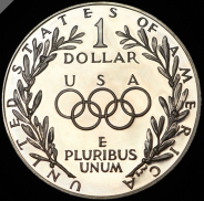 1 доллар 1988 "XXIV летние Олимпийские Игры, Сеул 1988" (США) S