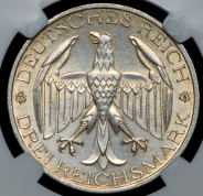 3 марки 1929 "Объединение Вальдека и Пруссии" (Пруссия) (в слабе)