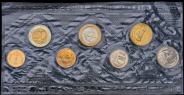 Годовой набор монет РФ 1992 (в мяг. запайке) СПМД