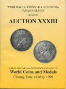 Набор из 2-х каталогов "World-Wide Coins of California James F.Elmen"