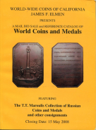 Набор из 2-х каталогов "World-Wide Coins of California James F.Elmen"