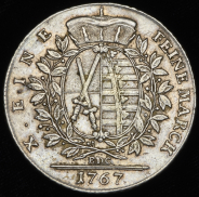 Талер 1767 (Саксония) E.D.C.
