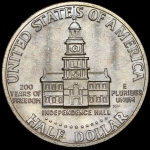 1/2 доллара 1976 "200 лет независимости США" (США) S