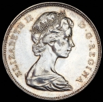 1 доллар 1967 "100 лет Конфедерации Канада" (Канада)