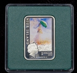 1 доллар 2010 "Клод Монэ: Девушка с зонтиком  Японский мостик" (Ниуэ)