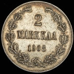 2 марки 1908 (Финляндия) L