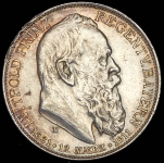 2 марки 1911 "90-летие принца-регента Луитпольда Баварского"  (Бавария) D