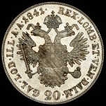 20 крейцеров 1841 (Австро-Венгрия) A
