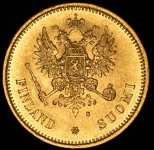 20 марок 1878 (Финляндия) S