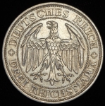 3 марки 1929 "1000-летие Мейсена" (Германия) Е