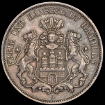 5 марок 1901 (Гамбург) J